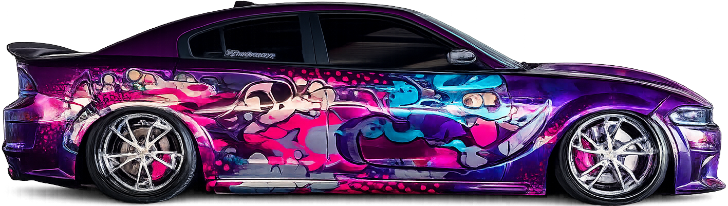 custom vehicle wrap las vegas on luxury sports car